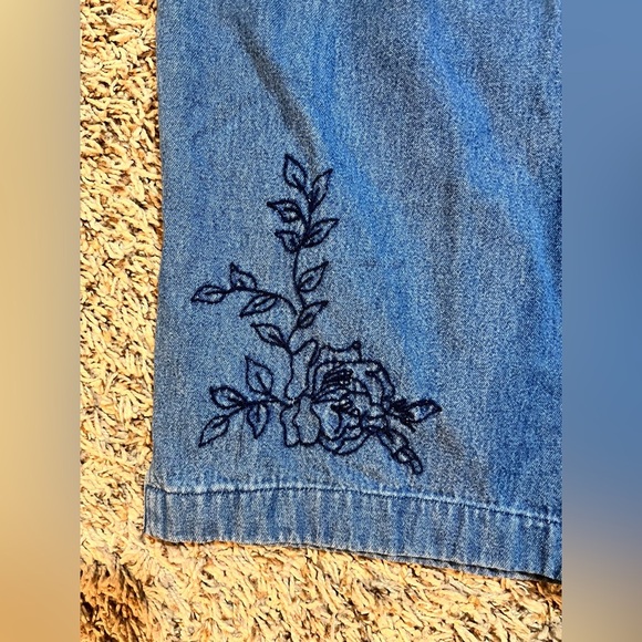 Vintage Shaver Lake Cotton Capri Pants Cinch elastic Waist - Picture 7 of 9